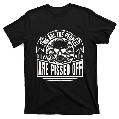 Pissed Off Skull Art T-Shirt