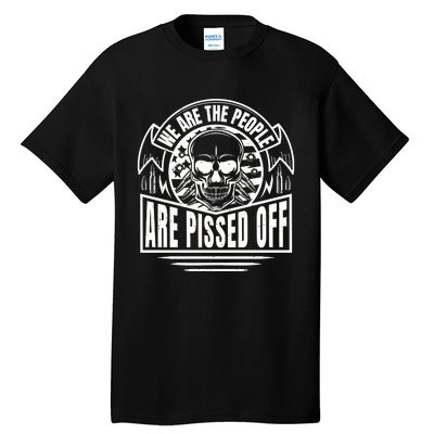 Pissed Off Skull Art Tall T-Shirt