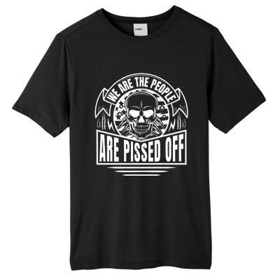 Pissed Off Skull Art Tall Fusion ChromaSoft Performance T-Shirt