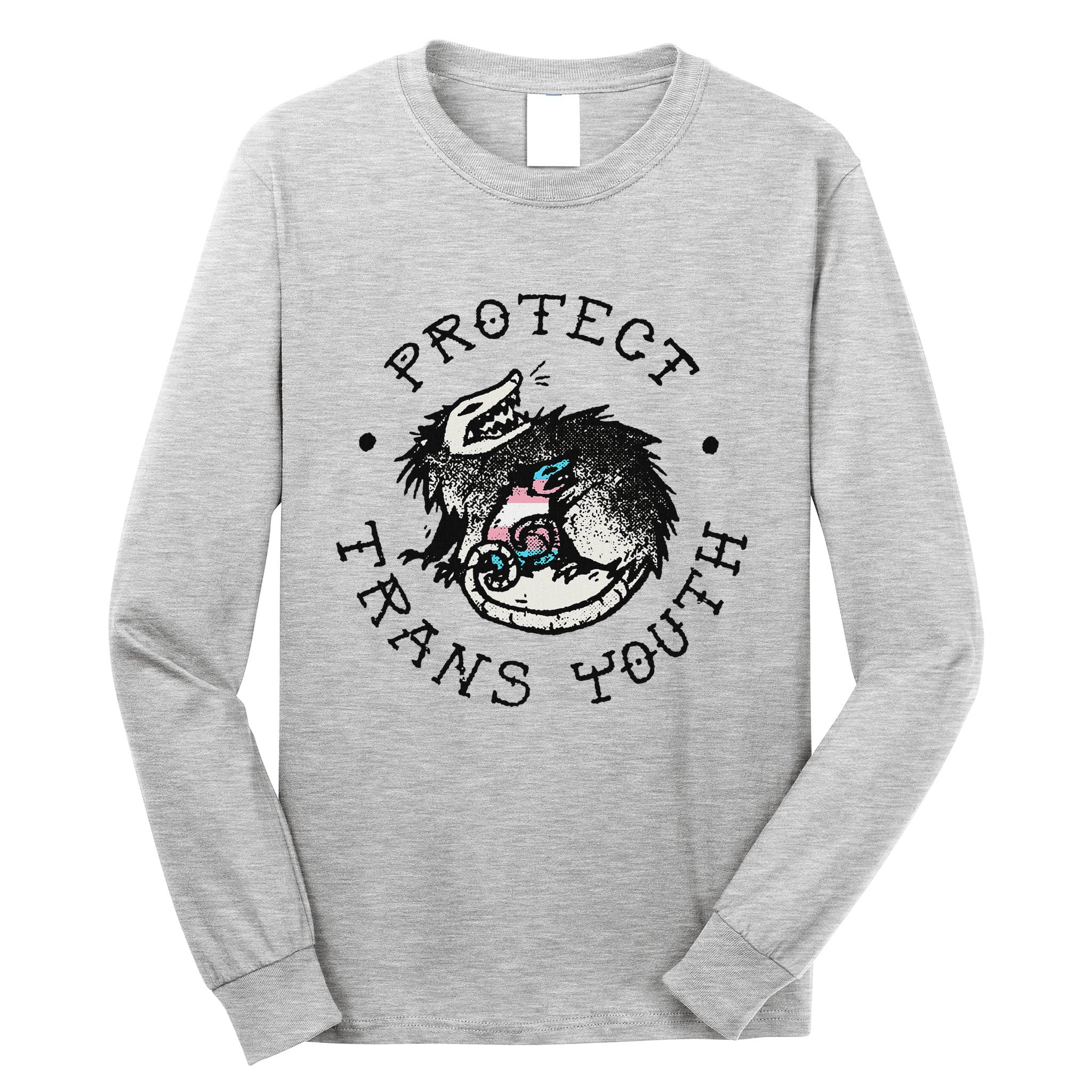Protect Opossum Support Lgbt Pride Long Sleeve Shirt