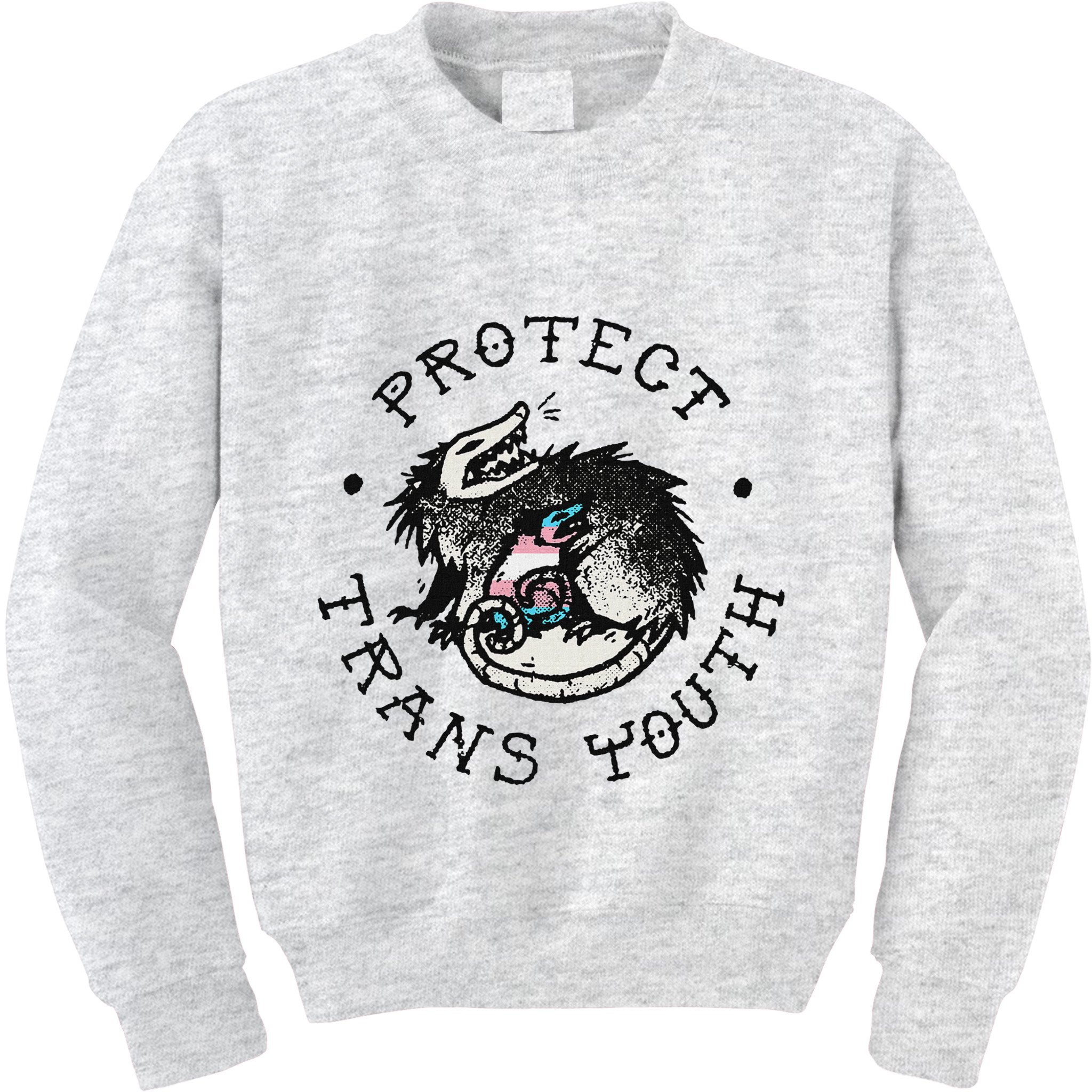 Protect Opossum Support Lgbt Pride Kids Sweatshirt