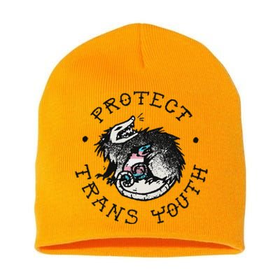 Protect Opossum Support Lgbt Pride Short Acrylic Beanie