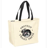 Protect Opossum Support Lgbt Pride Zip Tote Bag