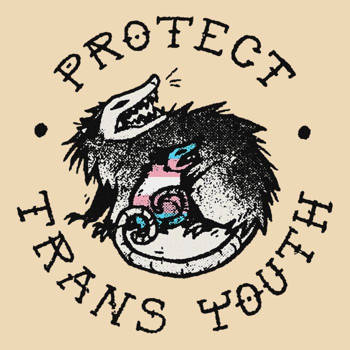Protect Opossum Support Lgbt Pride Zip Tote Bag