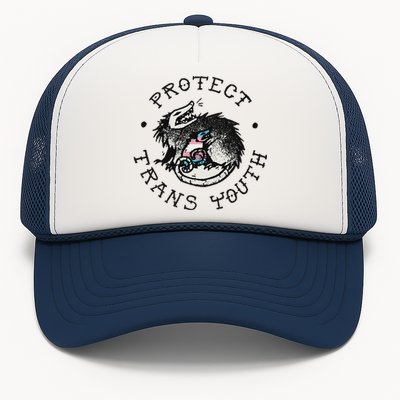 Protect Opossum Support Lgbt Pride Trucker Hat