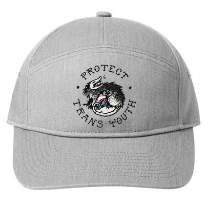 Protect Opossum Support Lgbt Pride 7-Panel Snapback Hat