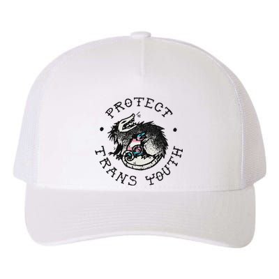 Protect Opossum Support Lgbt Pride Yupoong Adult 5-Panel Trucker Hat