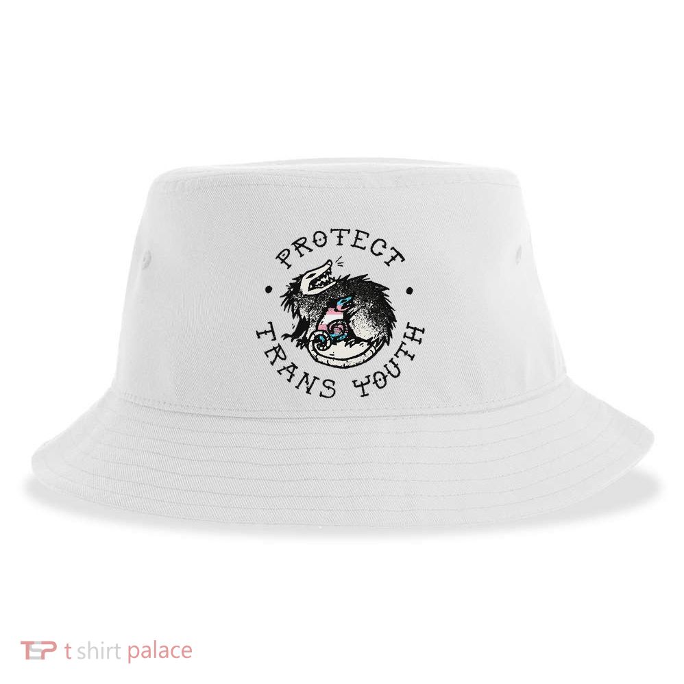 Protect Opossum Support Lgbt Pride Sustainable Bucket Hat