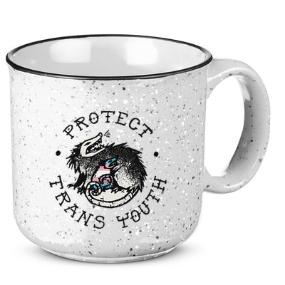 Protect Opossum Support Lgbt Pride 15oz Campfire Ceramic Mug
