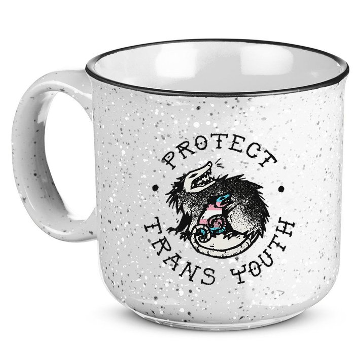 Protect Opossum Support Lgbt Pride 15oz Campfire Ceramic Mug