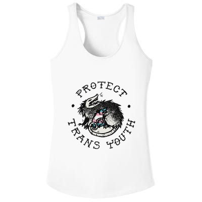 Protect Opossum Support Lgbt Pride Ladies PosiCharge Competitor Racerback Tank