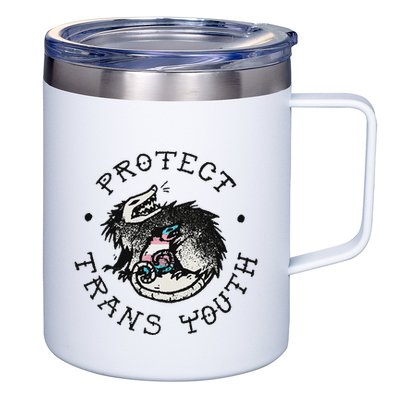 Protect Opossum Support Lgbt Pride 12oz Stainless Steel Coffee Mug