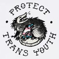 Protect Opossum Support Lgbt Pride Magnet