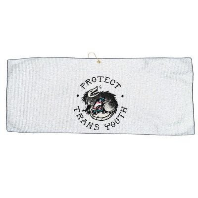 Protect Opossum Support Lgbt Pride Large Microfiber Waffle Golf Towel