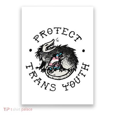 Protect Opossum Support Lgbt Pride Poster