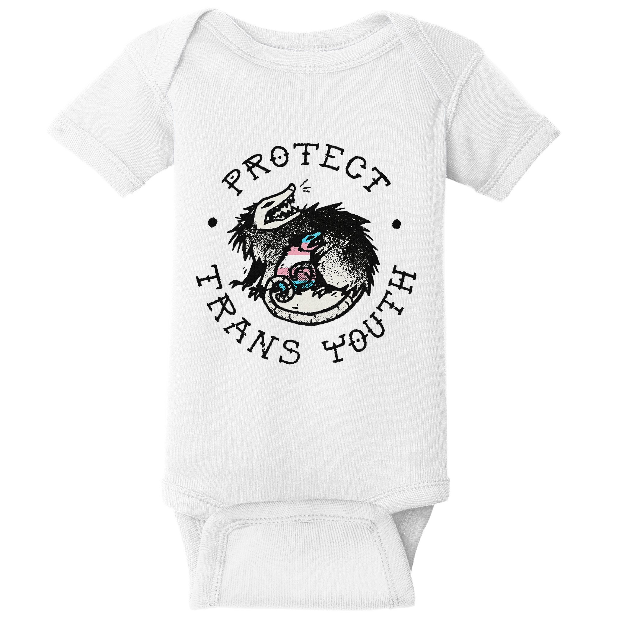 Protect Opossum Support Lgbt Pride Baby Bodysuit
