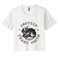 Protect Opossum Support Lgbt Pride Women's Crop Top Tee