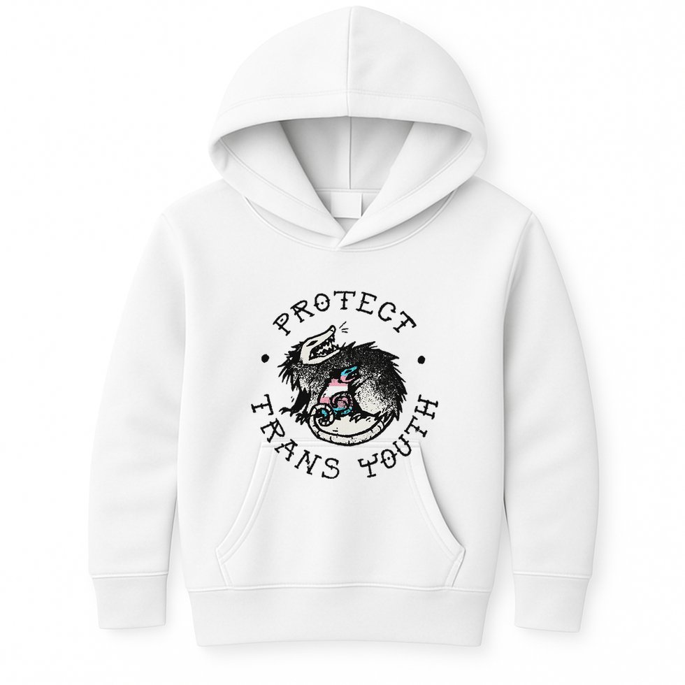 Protect Opossum Support Lgbt Pride Kids Hoodie