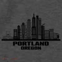Portland Oregon State Skyline Vector Backpack