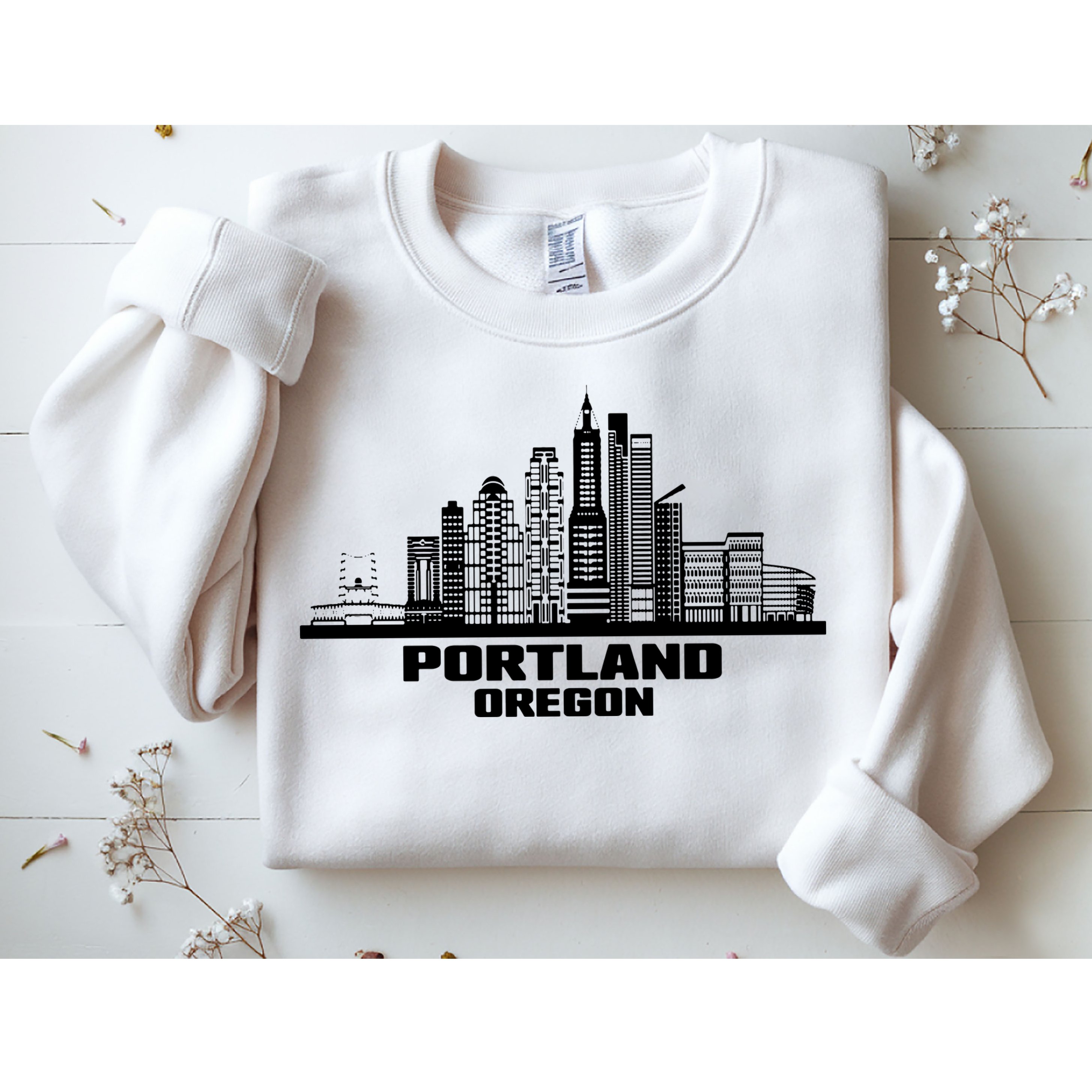 Portland Oregon State Skyline Sweatshirt