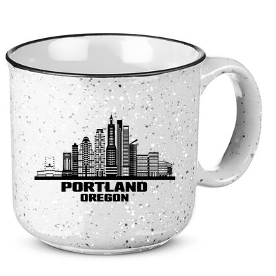 Portland Oregon State Skyline 15oz Campfire Ceramic Mug