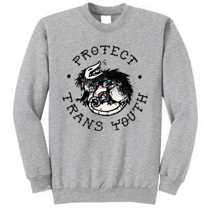 Protect Opossum Support Lgbt Pride Tall Sweatshirt