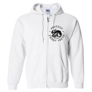 Protect Opossum Support Lgbt Pride Full Zip Hoodie