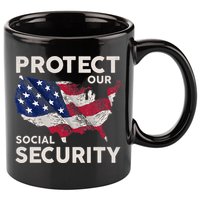 Protect Our Social Security 11oz C Handle Ceramic Mug