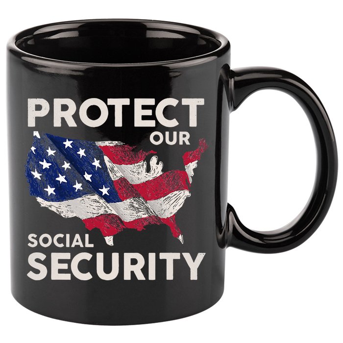 Protect Our Social Security 11oz C Handle Ceramic Mug
