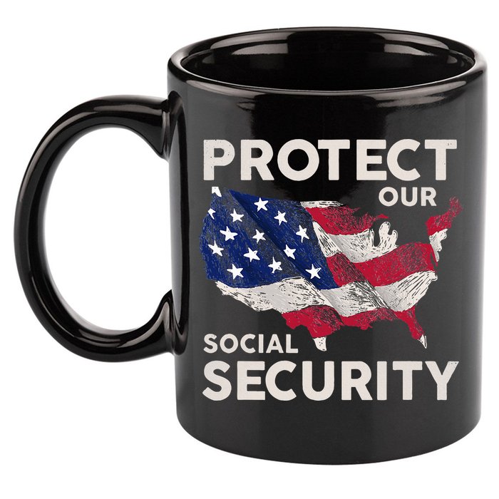 Protect Our Social Security 11oz C Handle Ceramic Mug