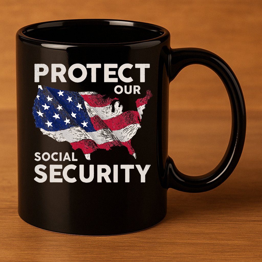 Protect Our Social Security 11oz C Handle Ceramic Mug