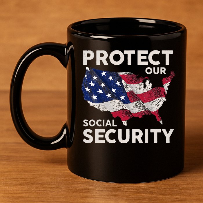 Protect Our Social Security 11oz C Handle Ceramic Mug