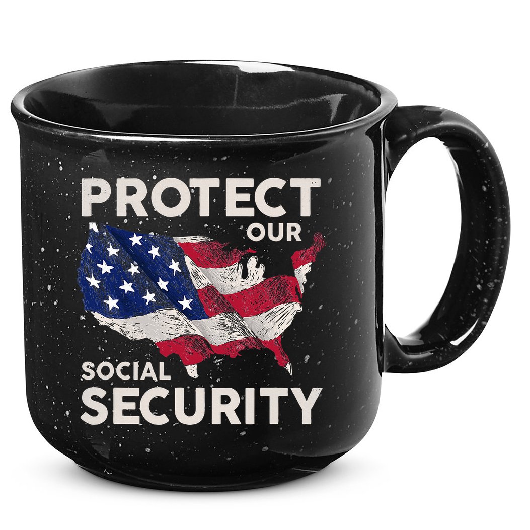Protect Our Social Security 15oz Campfire Ceramic Mug