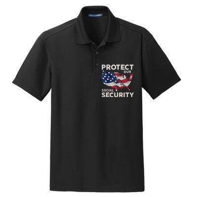 Protect Our Social Security Dry Zone Grid Polo