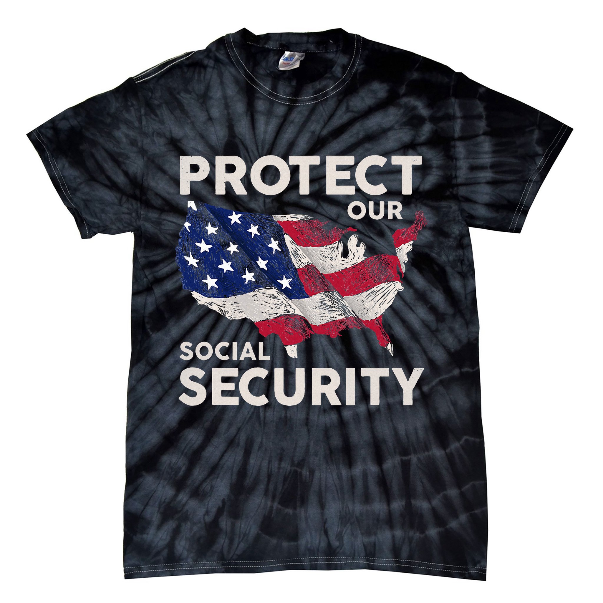 Protect Our Social Security Tie-Dye T-Shirt