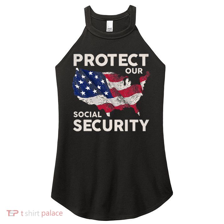 Protect Our Social Security Women's Perfect Tri Rocker Tank