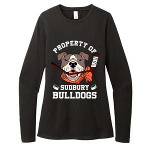 Property Of Sudbury Bulldog Funny Womens CVC Long Sleeve Shirt