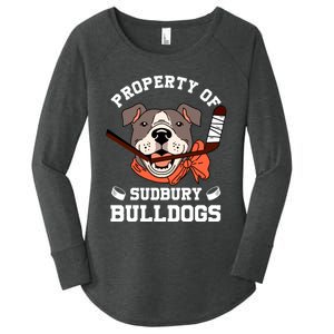 Property Of Sudbury Bulldog Funny Women's Perfect Tri Tunic Long Sleeve Shirt