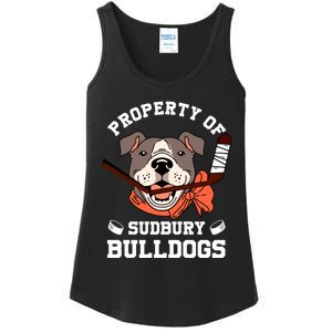 Property Of Sudbury Bulldog Funny Ladies Essential Tank