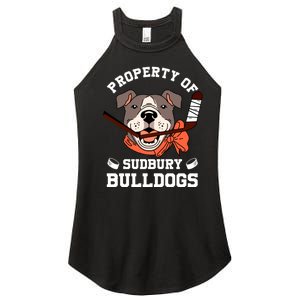 Property Of Sudbury Bulldog Funny Women's Perfect Tri Rocker Tank