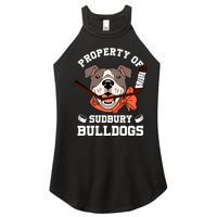 Property Of Sudbury Bulldog Funny Women's Perfect Tri Rocker Tank