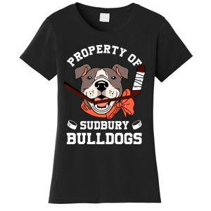 Property Of Sudbury Bulldog Funny Women's T-Shirt