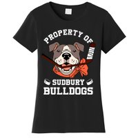 Property Of Sudbury Bulldog Funny Women's T-Shirt