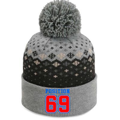 Position 69 The Baniff Cuffed Pom Beanie