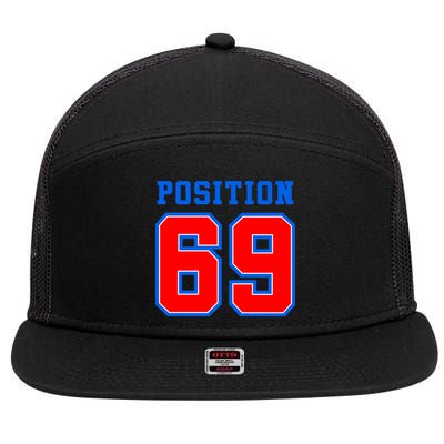 Position 69 7 Panel Mesh Trucker Snapback Hat