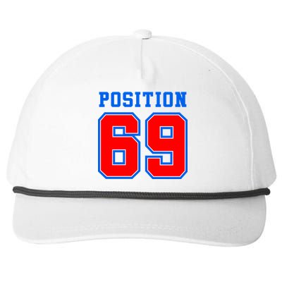 Position 69 Snapback Five-Panel Rope Hat