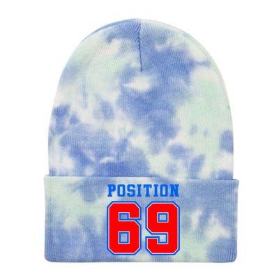 Position 69 Tie Dye 12in Knit Beanie