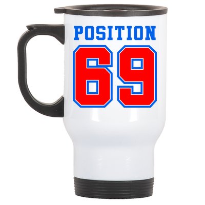 Position 69 Stainless Steel Travel Mug