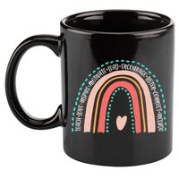 Positive Teacher Inspire Rainbow 11oz C Handle Ceramic Mug