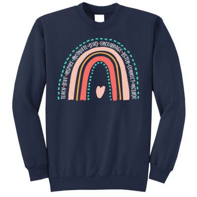 Positive Teacher Inspire Rainbow Sweatshirt